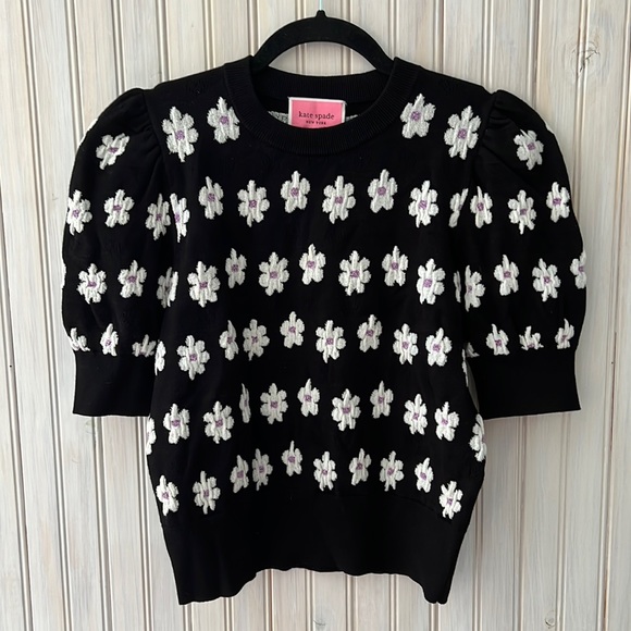 kate spade Sweaters - KATE SPADE MARKER FLORAL SWEATER - SIZE SMALL